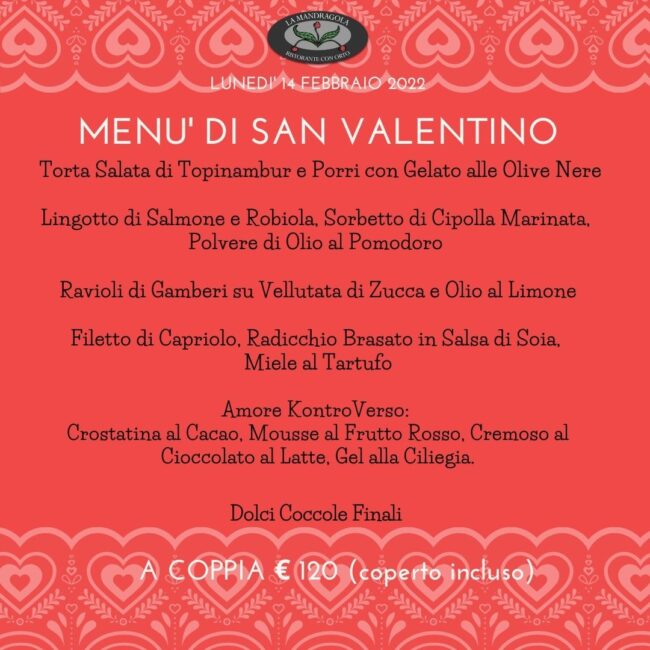 menuSANVALENTINO2022