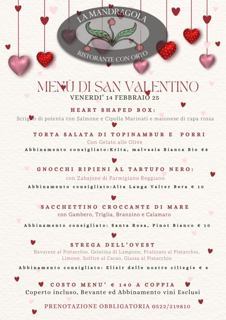 San Valentino romantico a 